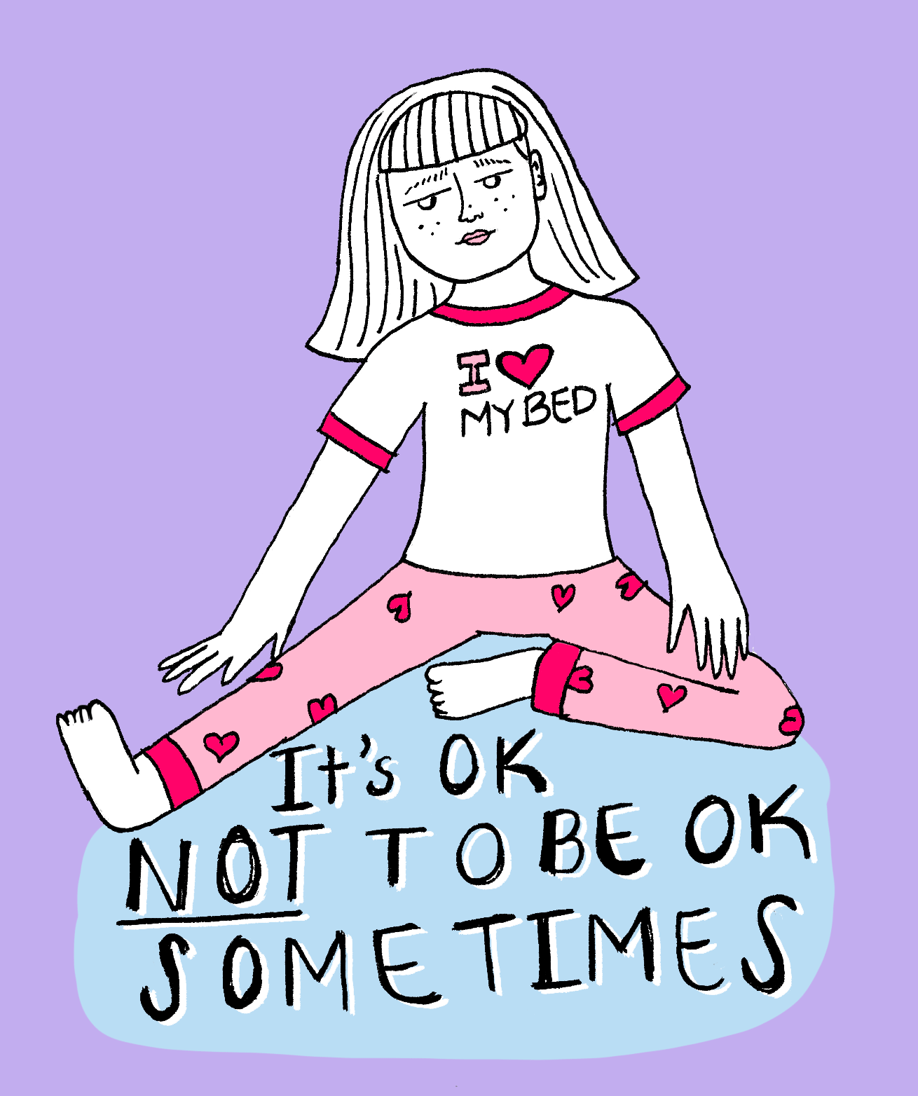 It's ok not to be ok, sometimes